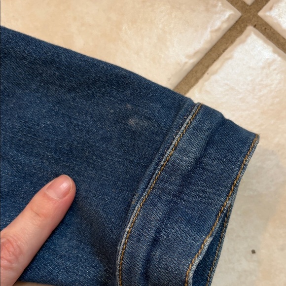 Janie and Jack Blue Denim Jacket with Gold Buttons - Picture 6 of 7